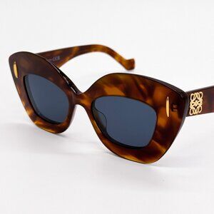 NEW LW40127I 53V, LOEWE HAVANA WOMEN SUNGLASSES LOEWE